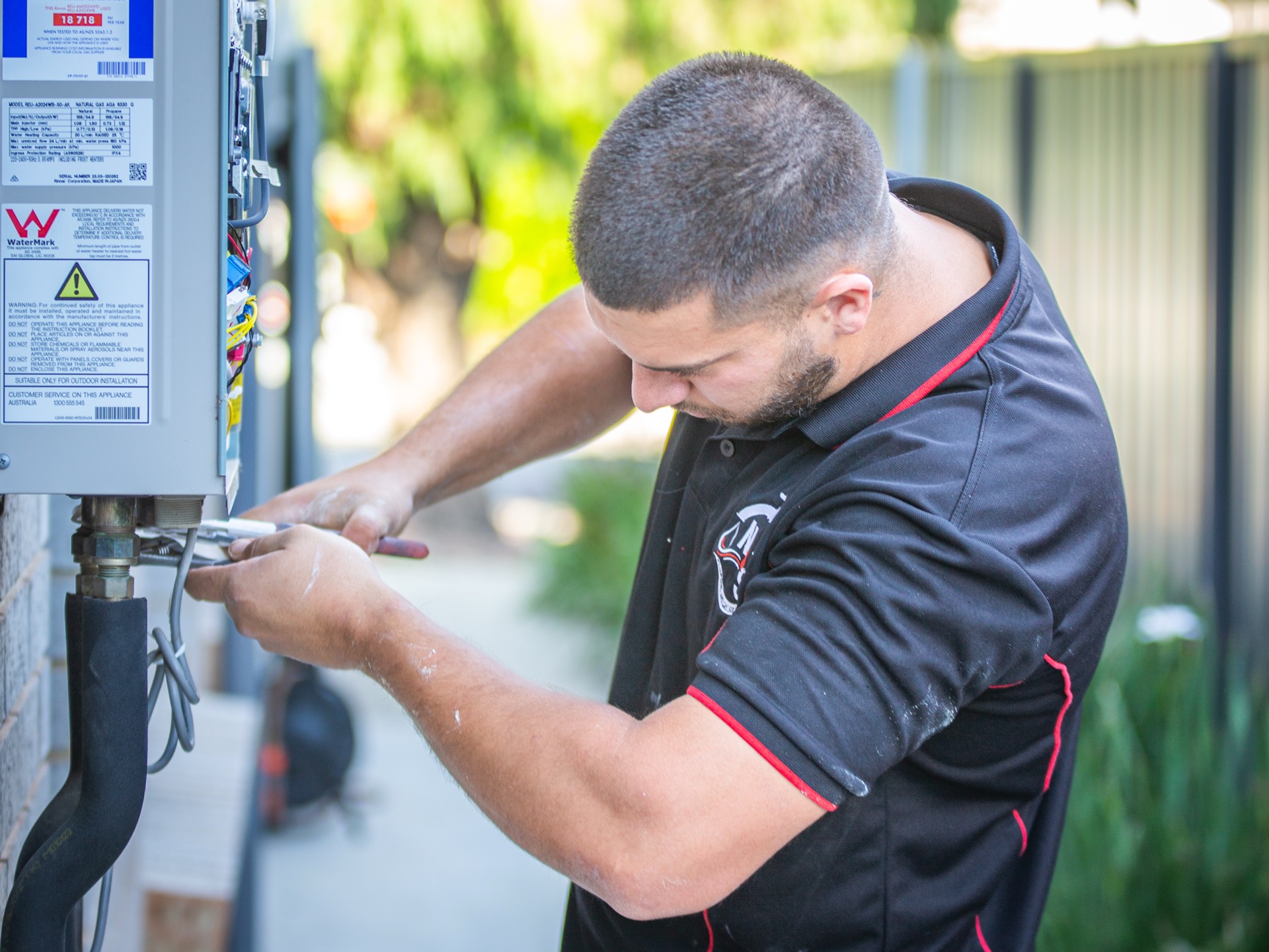 Hot water system repairs